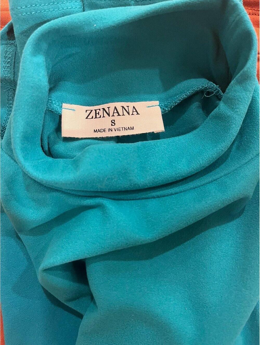 Zenana Teal Long Sleeved Bodysuit - Size Small - NWT - Picture 9 of 9